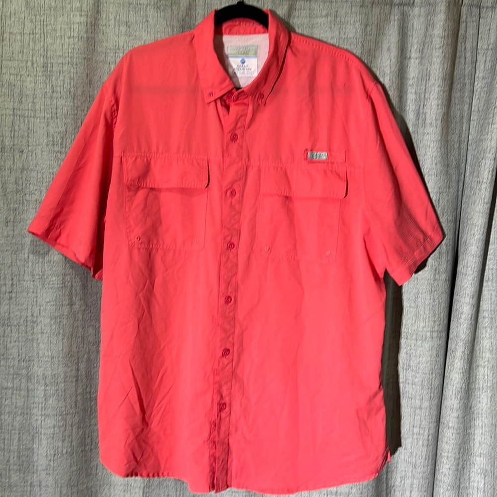 Mens Short Sleeve Ocean Advantage Fishing  shirt in Size XL